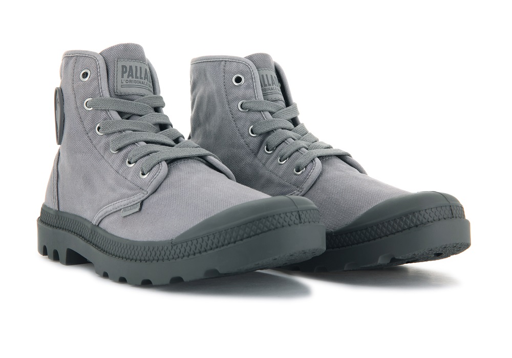 Botas Palladium PAMPA HI Hombre Gris | Costa Rica-87693